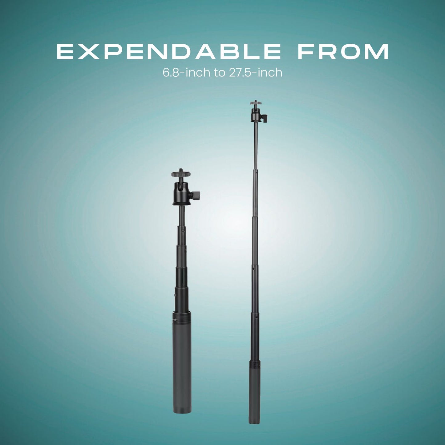 Travel Tripod Vlogging Range with Selfie Stick