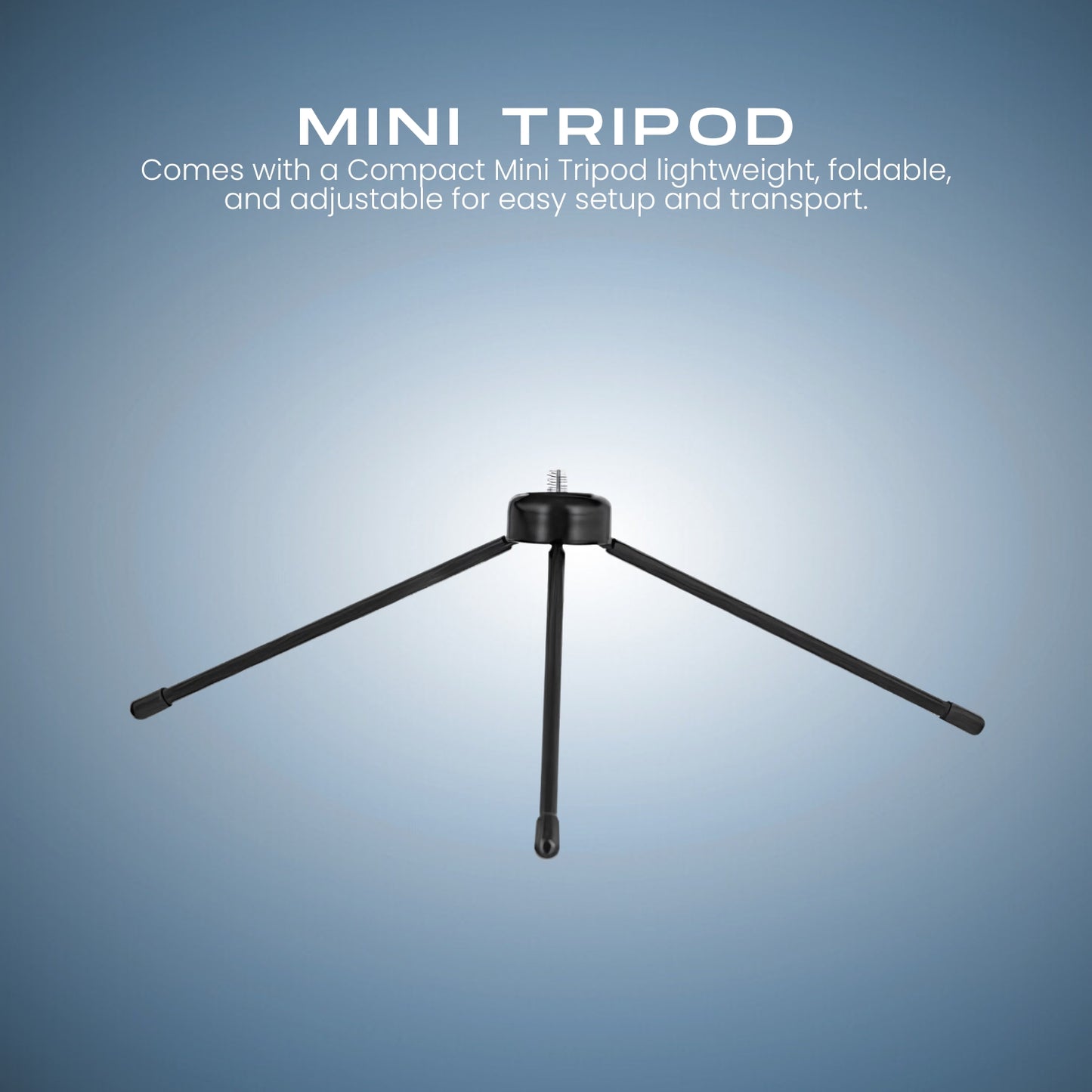 LED Ring Light with Mini Tripod and Phone Holder