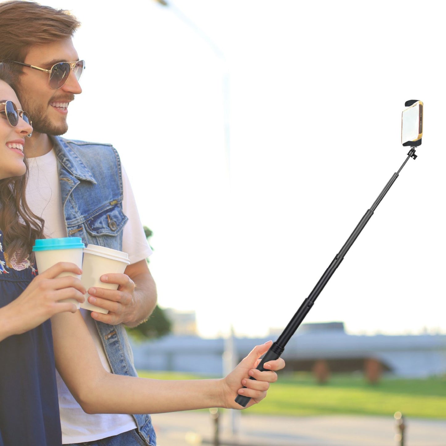 Travel Tripod Vlogging Range with Selfie Stick