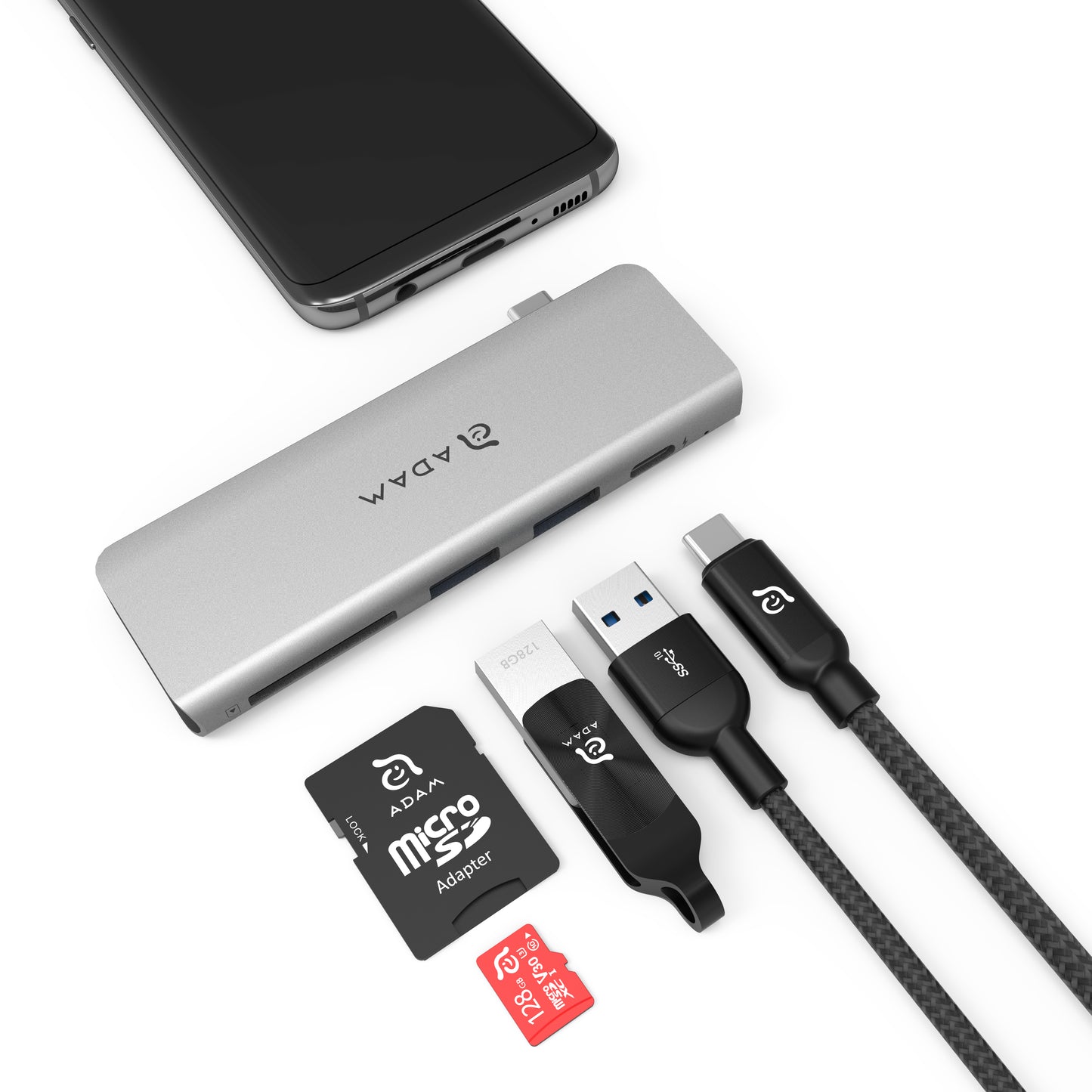 CASA Hub 5E USB-C 5-in-1 Card Reader Hub