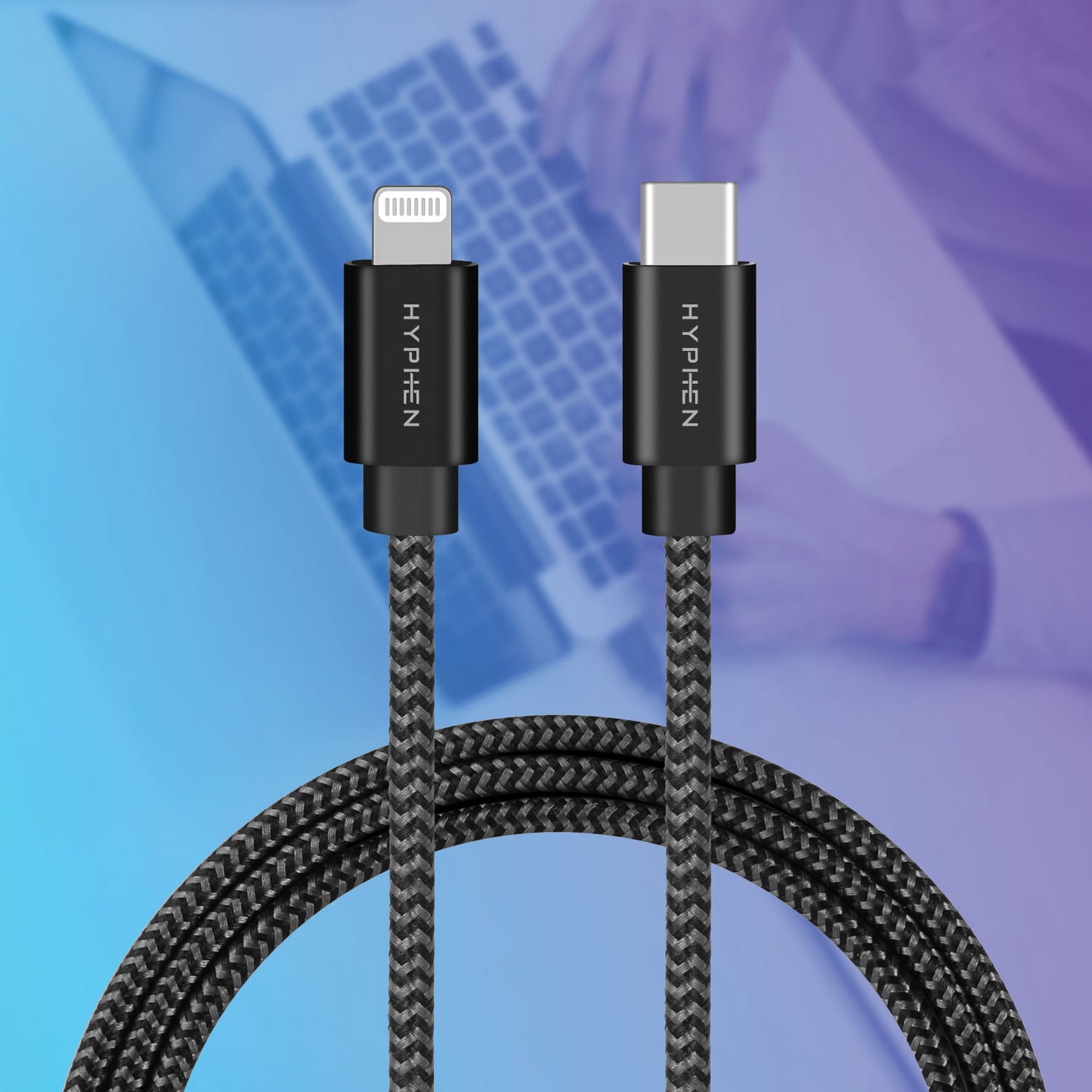 TUF Double Braided - USB-C to Lightning Fast Charging Cable | 18W