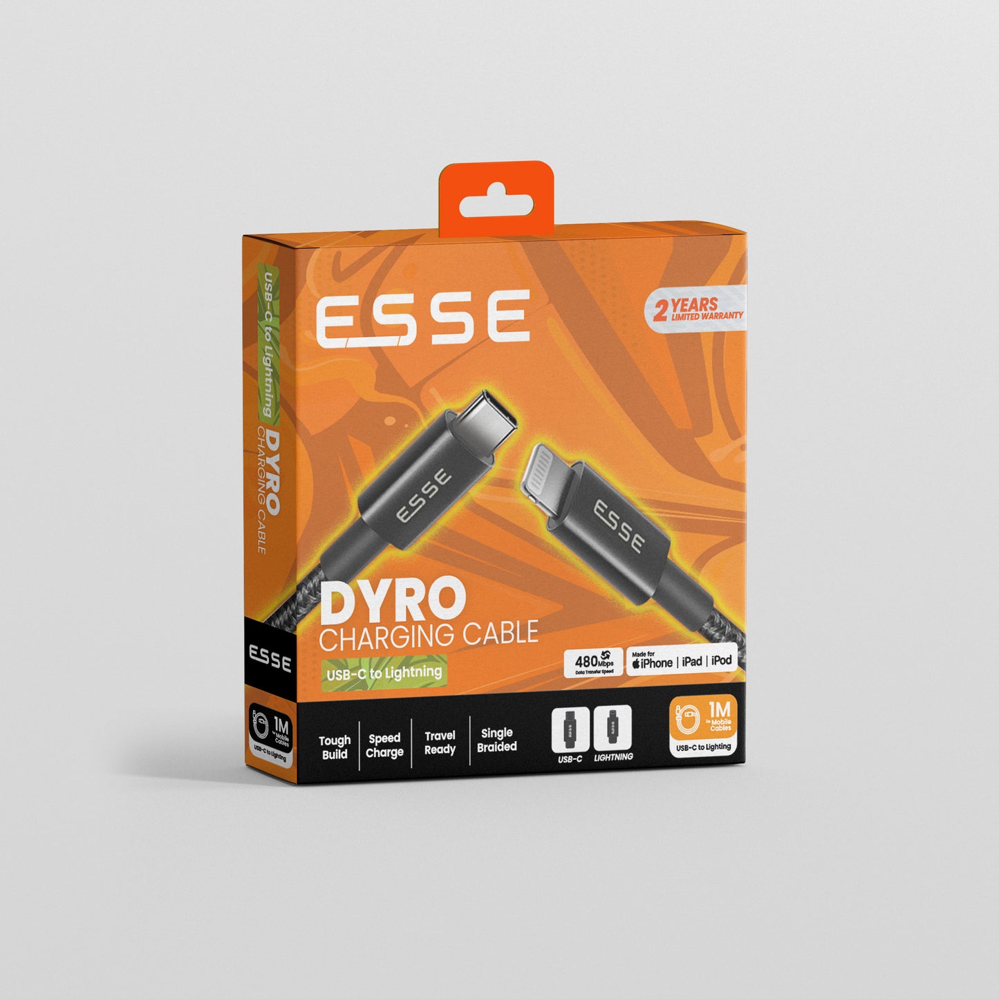 DYRO Type C to Lightning Fast Charging Cable | 18W