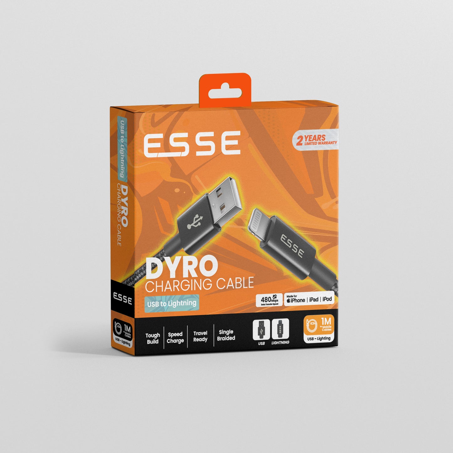 DYRO USB 3.0 to lightning Fast Charging Cable | 12W