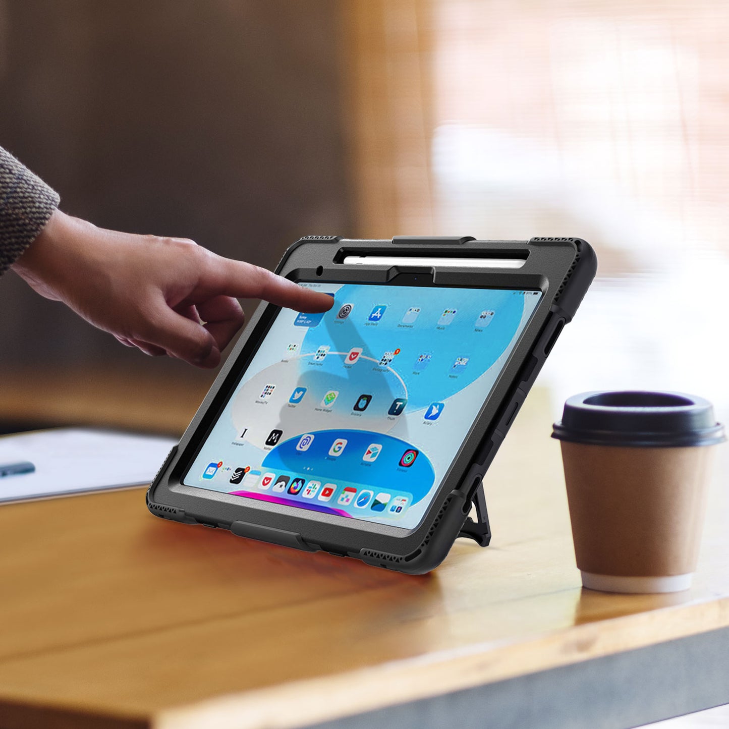 AXIS Protective Case with Strap & Stand for iPad