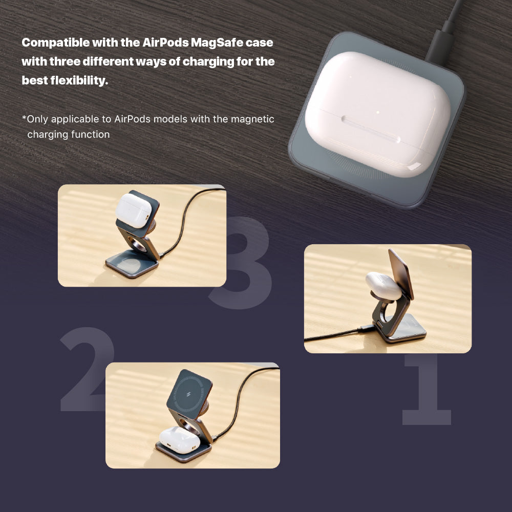 Mag 3 Magnetic 3-in-1 Foldable Travel Charging Station
