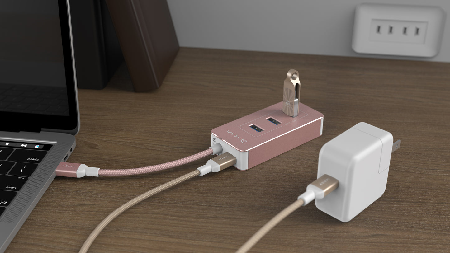 USB 3.1 Type-C 6-Port Card Reader Hub