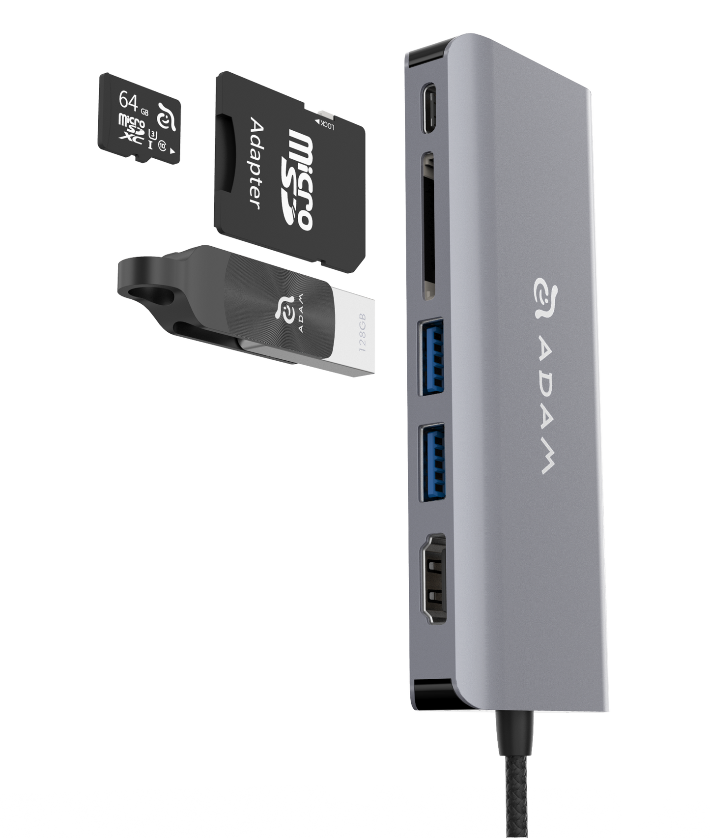USB 3.1 USB Type C (USB-C) 6 port Hub
