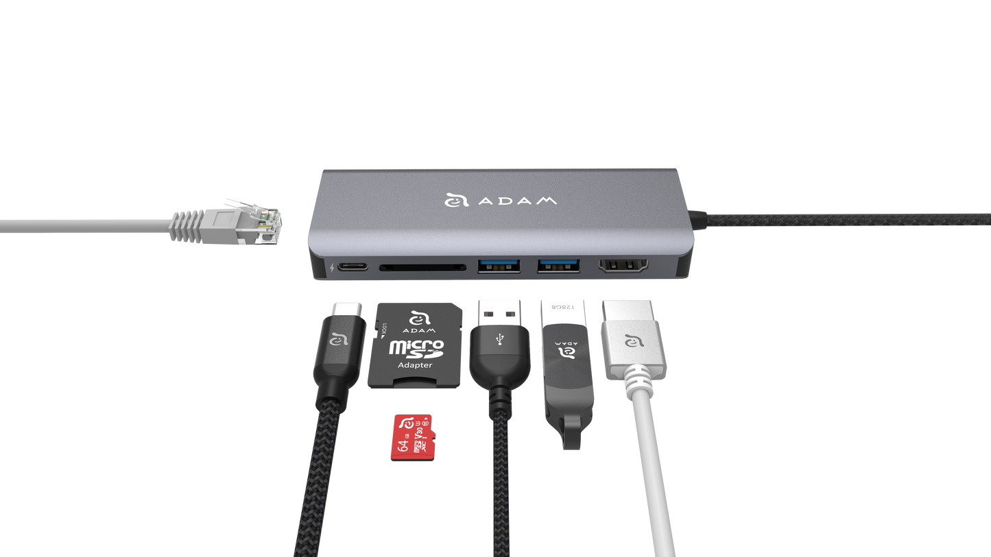 USB 3.1 USB Type C (USB-C) 6 port Hub