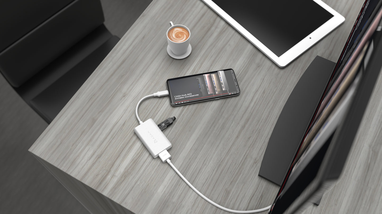 CASA A01m USB-C 3.1 HDMI 4-in-1 Hub
