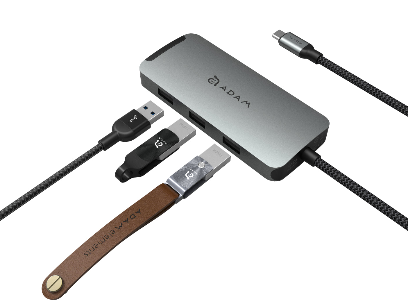 CASA hub A08 USB-C 3.1 8-port Hub