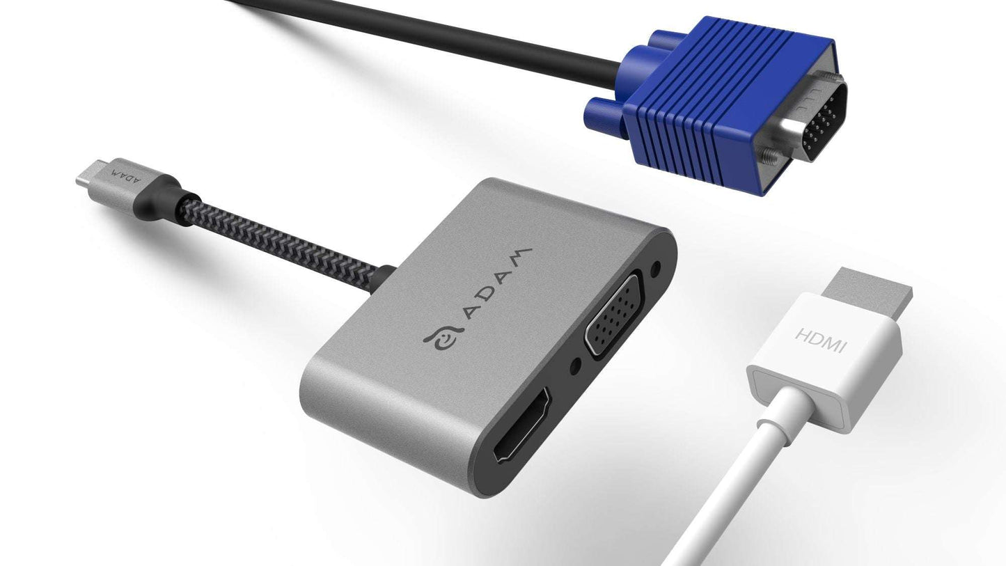 CASA Hub USB-C to VGA / HDMI
