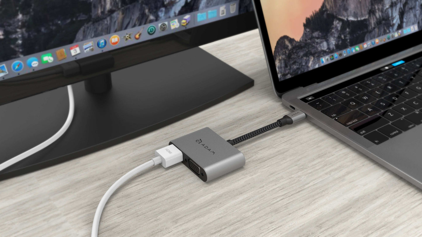 CASA Hub USB-C to VGA / HDMI