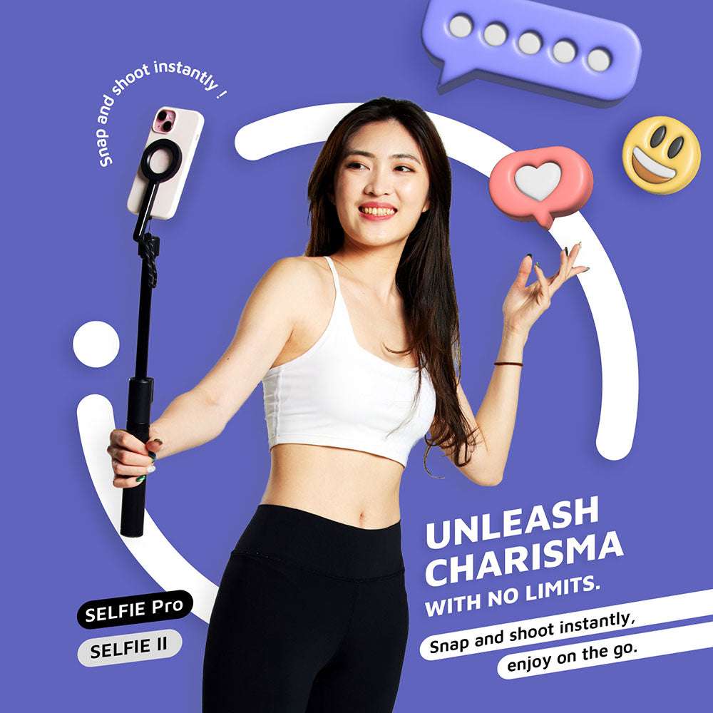 SELFIE Pro Wireless Bluetooth Tripod Selfie Stick