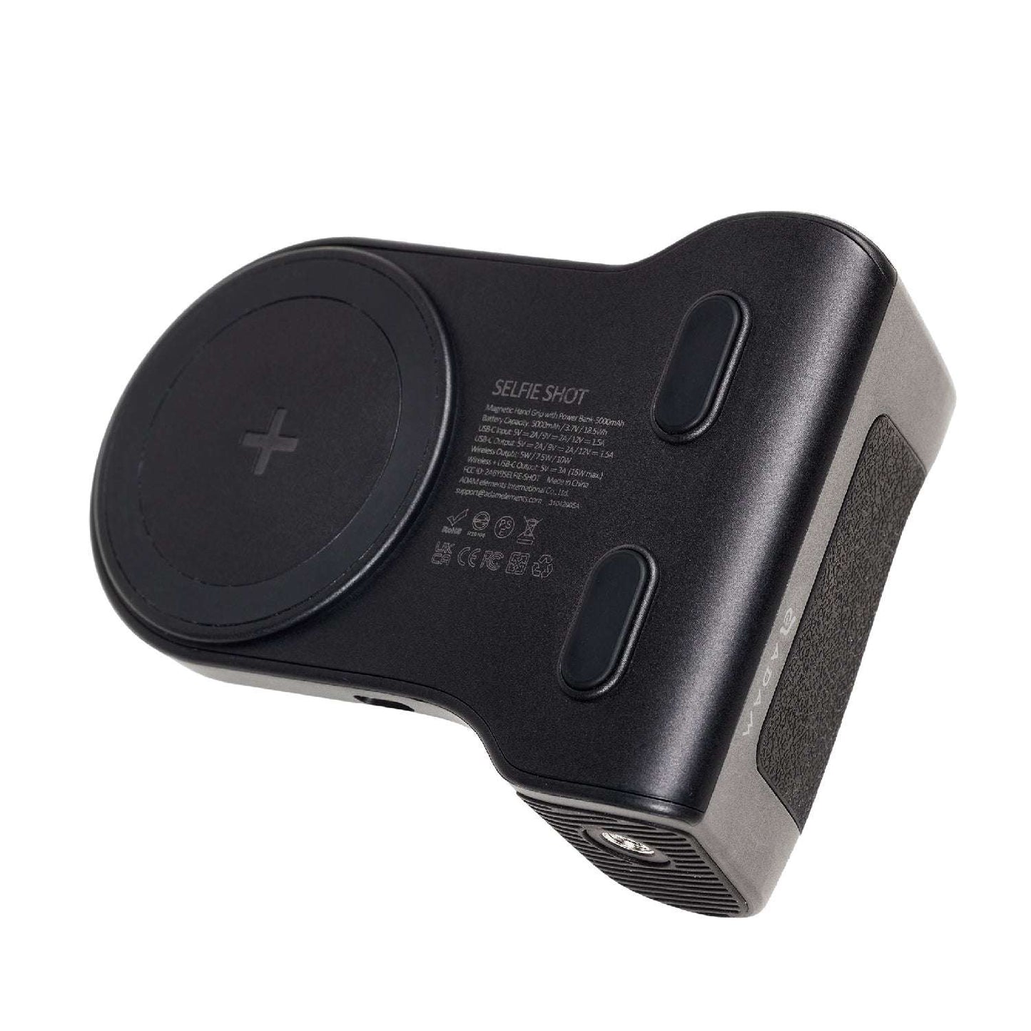 SELFIE SHOT Magnetic Hand Grip with Power Bank | 5000 mAh
