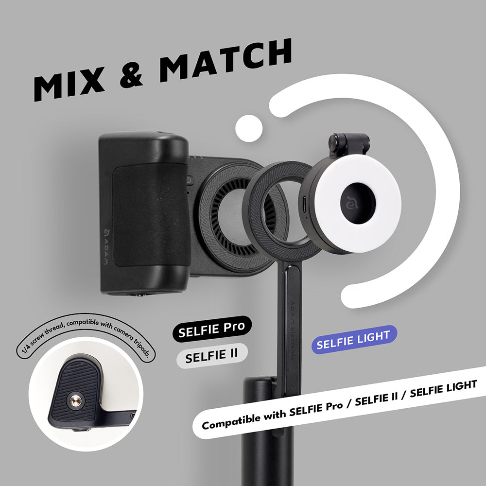 SELFIE SHOT Magnetic Hand Grip with Power Bank | 5000 mAh