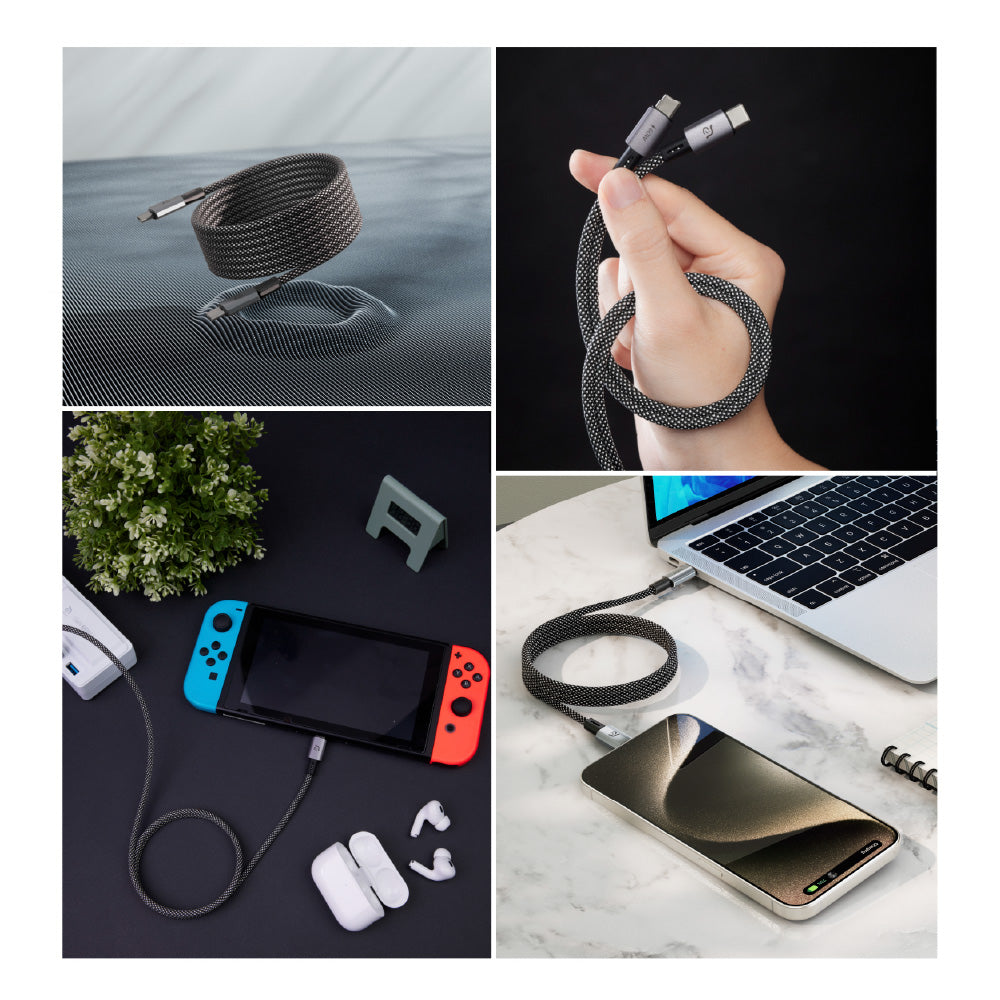CASA MS200 - USB-C to USB-C Magnetic Charging Cable | 60W