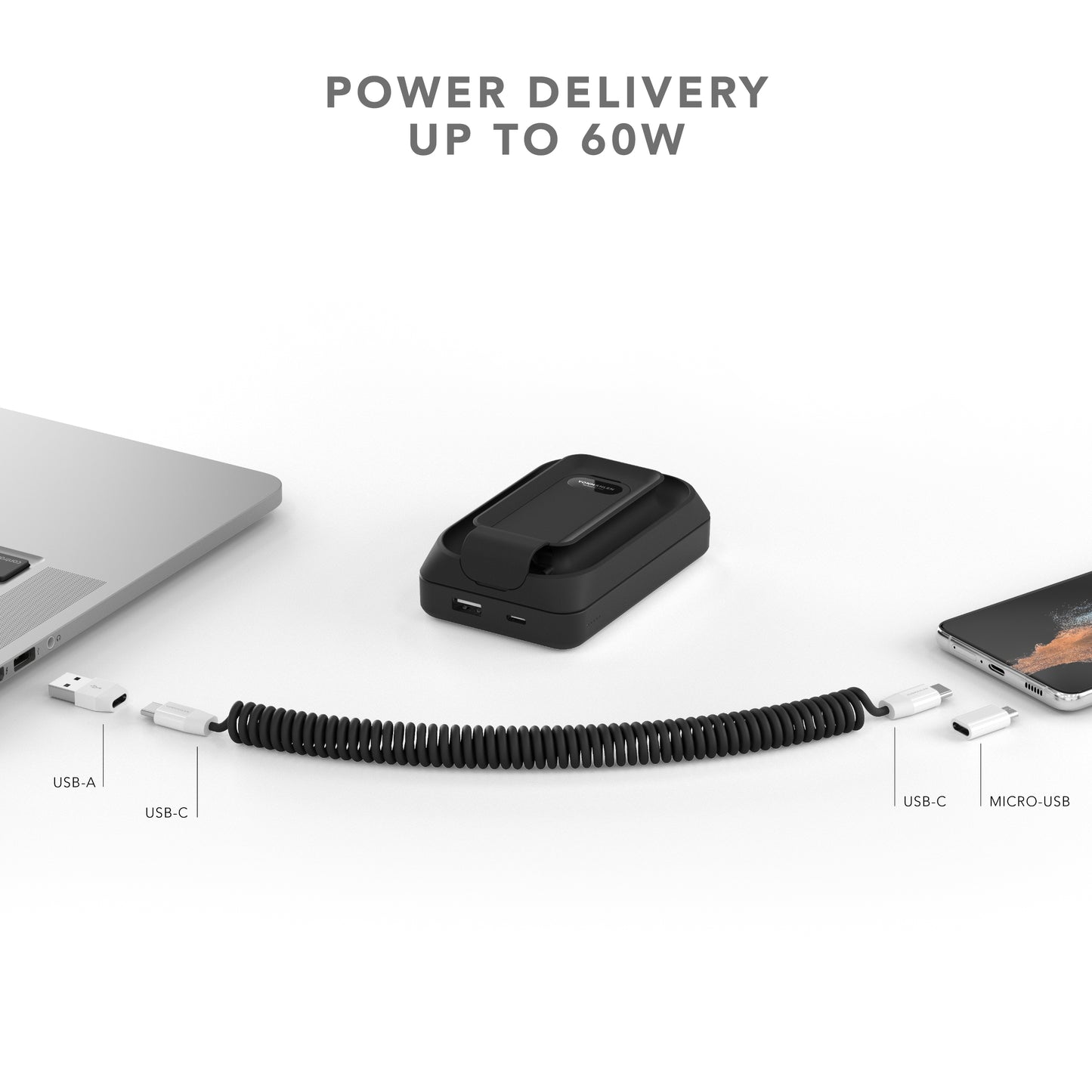 Allroundo Pro All-in-One Magnetic Powerbank | 10000 mAh