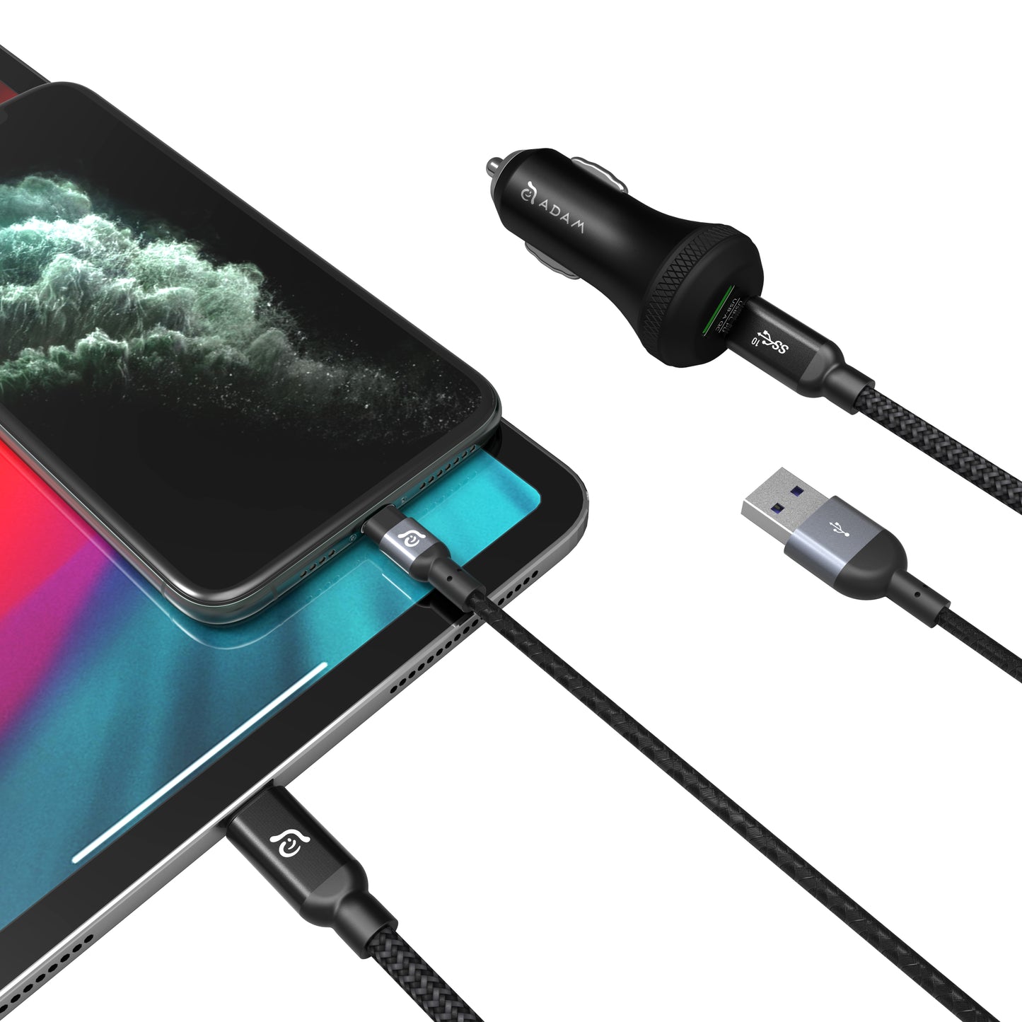 Omnia C1+ USB-C Fast Charging Car Charger | 45W