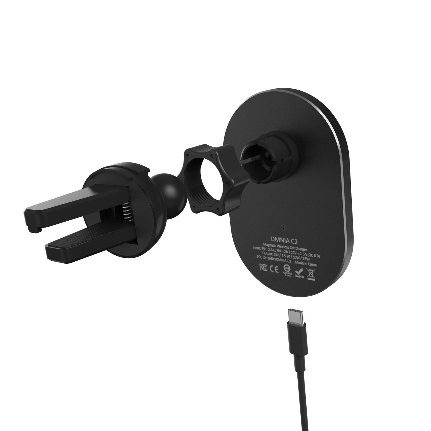 OMNIA C2 Magnetic Wireless Car Charger