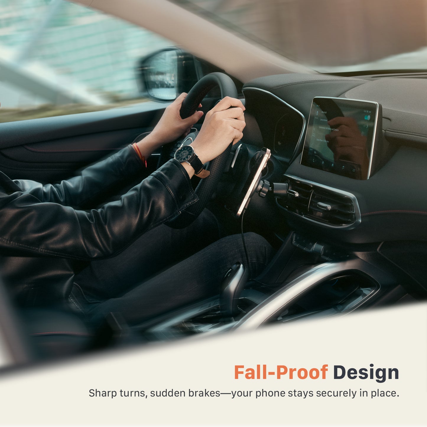 CQ1 Qi2 Magnetic Charging Car Mount