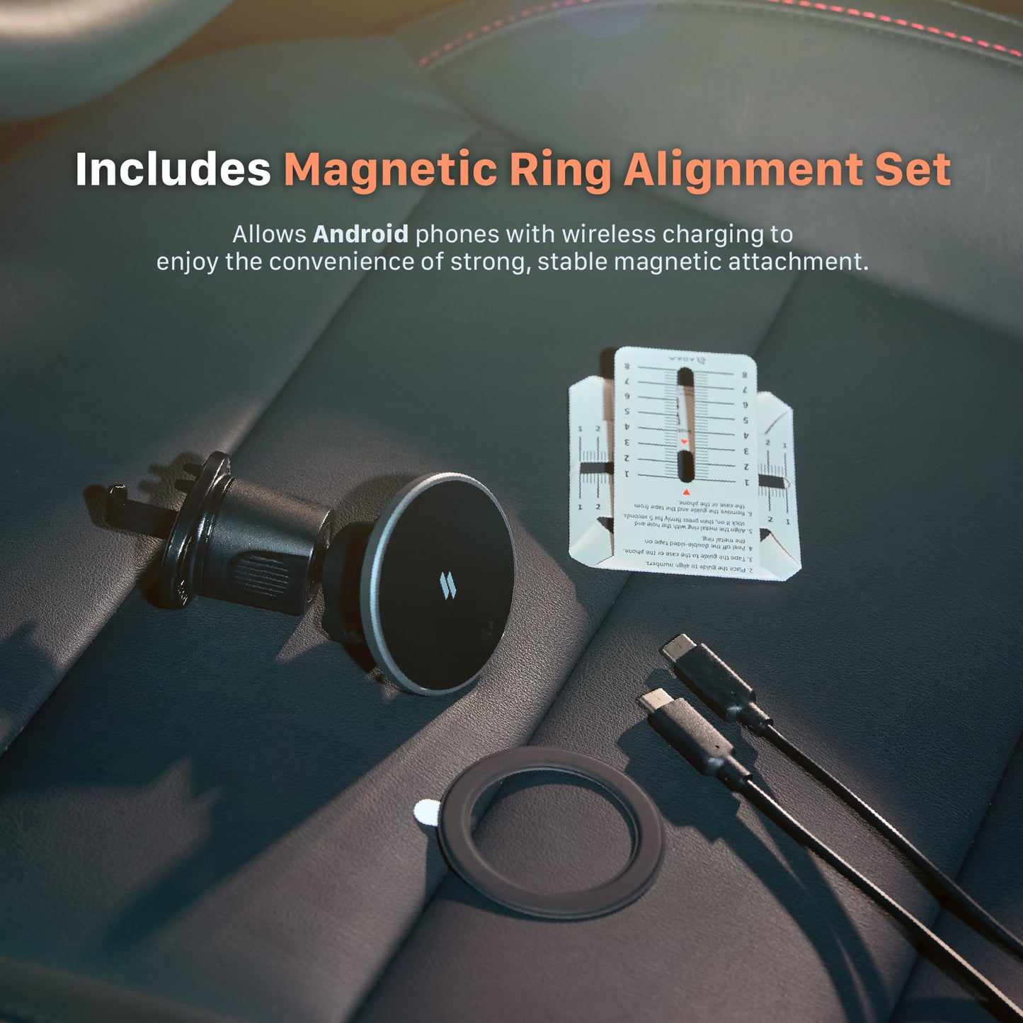 CQ1 Qi2 Magnetic Charging Car Mount