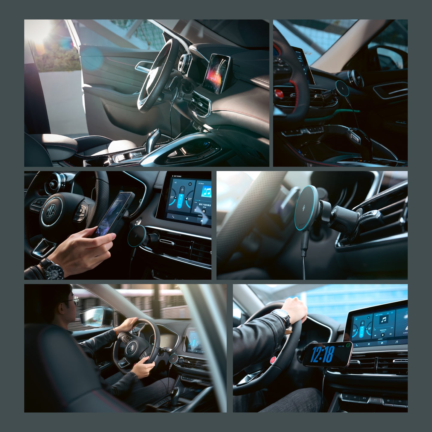 CQ1 Qi2 Magnetic Charging Car Mount