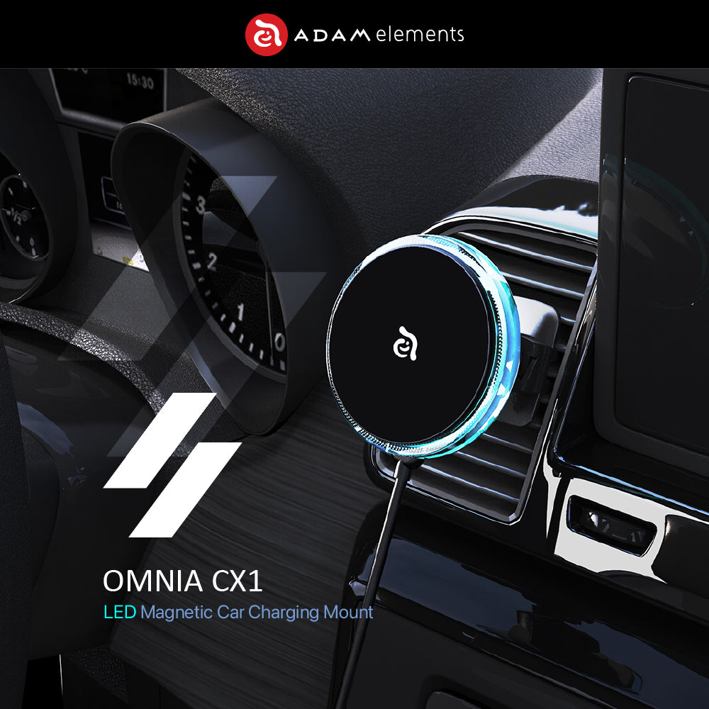 OMNIA CX1 Magnetic Wireless Charging Car Mount