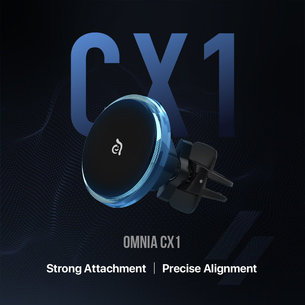 OMNIA CX1 Magnetic Wireless Charging Car Mount