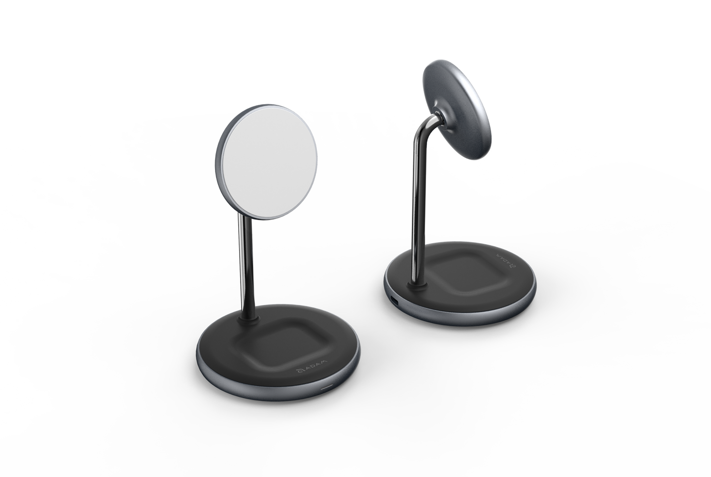 Omnia M2 Magnetic 2 in 1 Wireless Charging Dock, Power Adapter