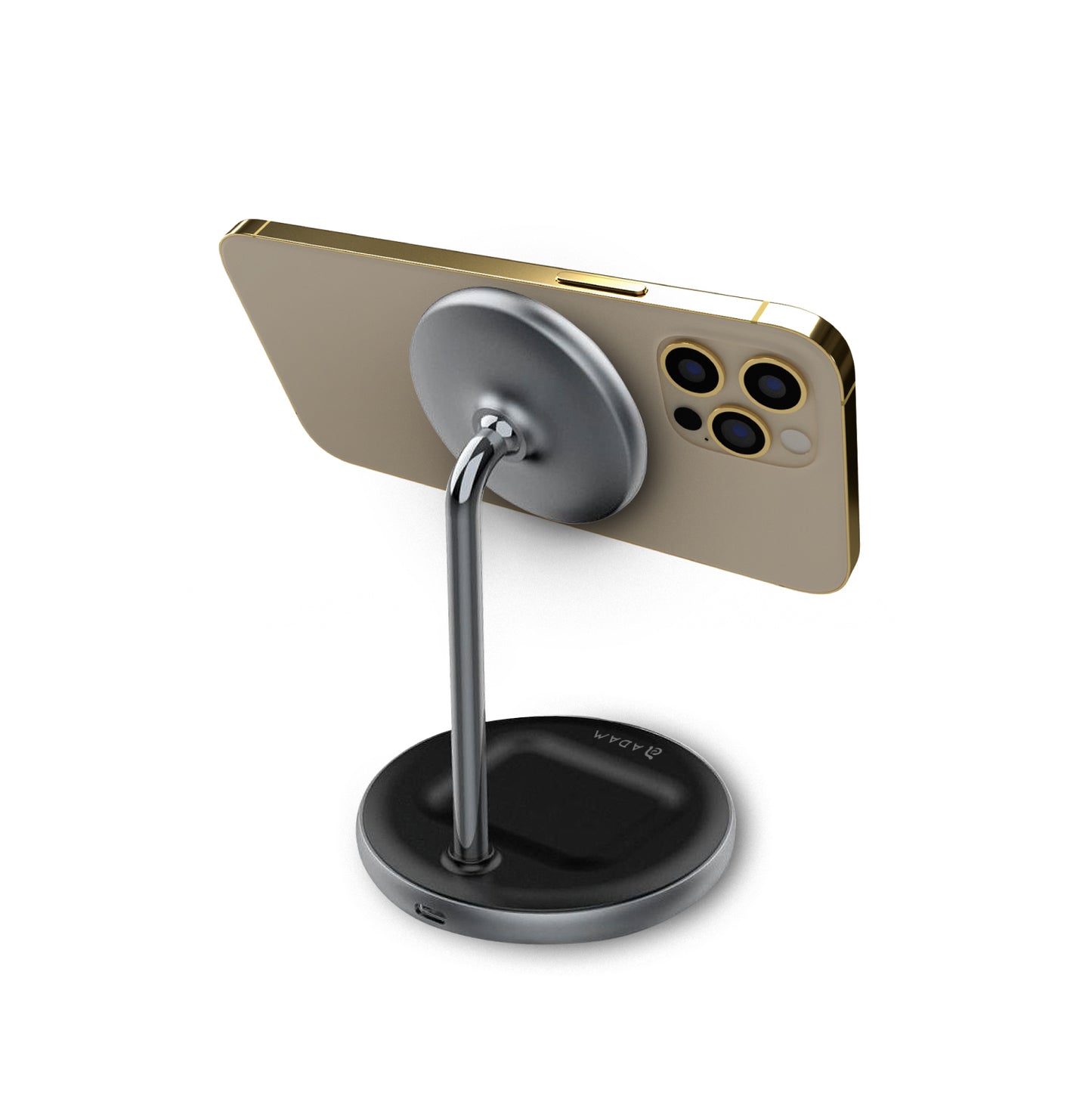 Omnia M2 Magnetic 2 in 1 Wireless Charging Dock, Power Adapter
