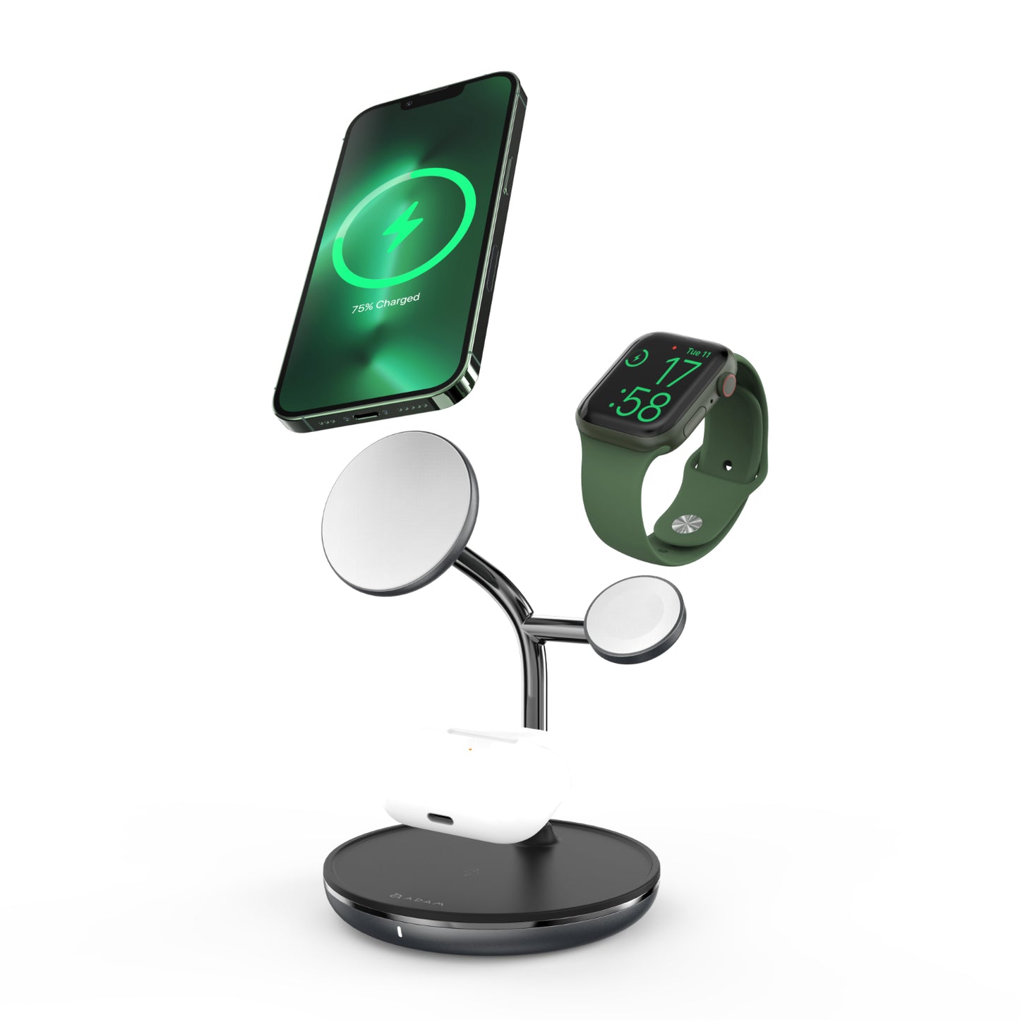 OMNIA M3+ Magnetic 3-in-1 Wireless Charging Station