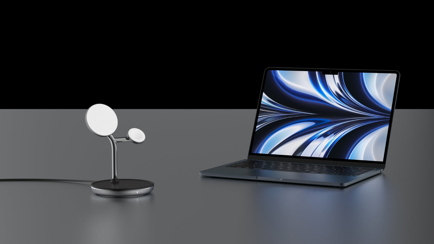 OMNIA M3+ Magnetic 3-in-1 Wireless Charging Station