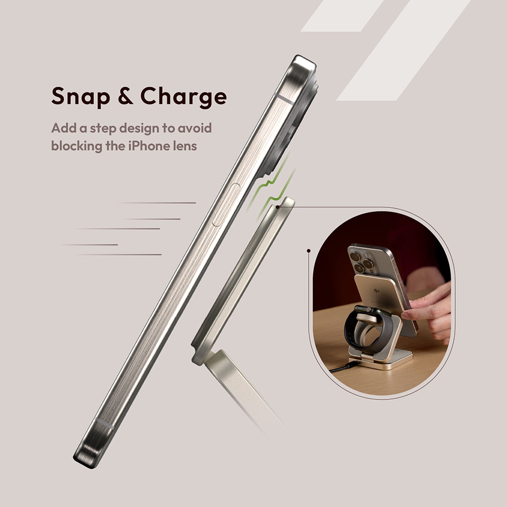 Mag 3 Pro Qi2 3-in-1 Foldable Travel Charging Station