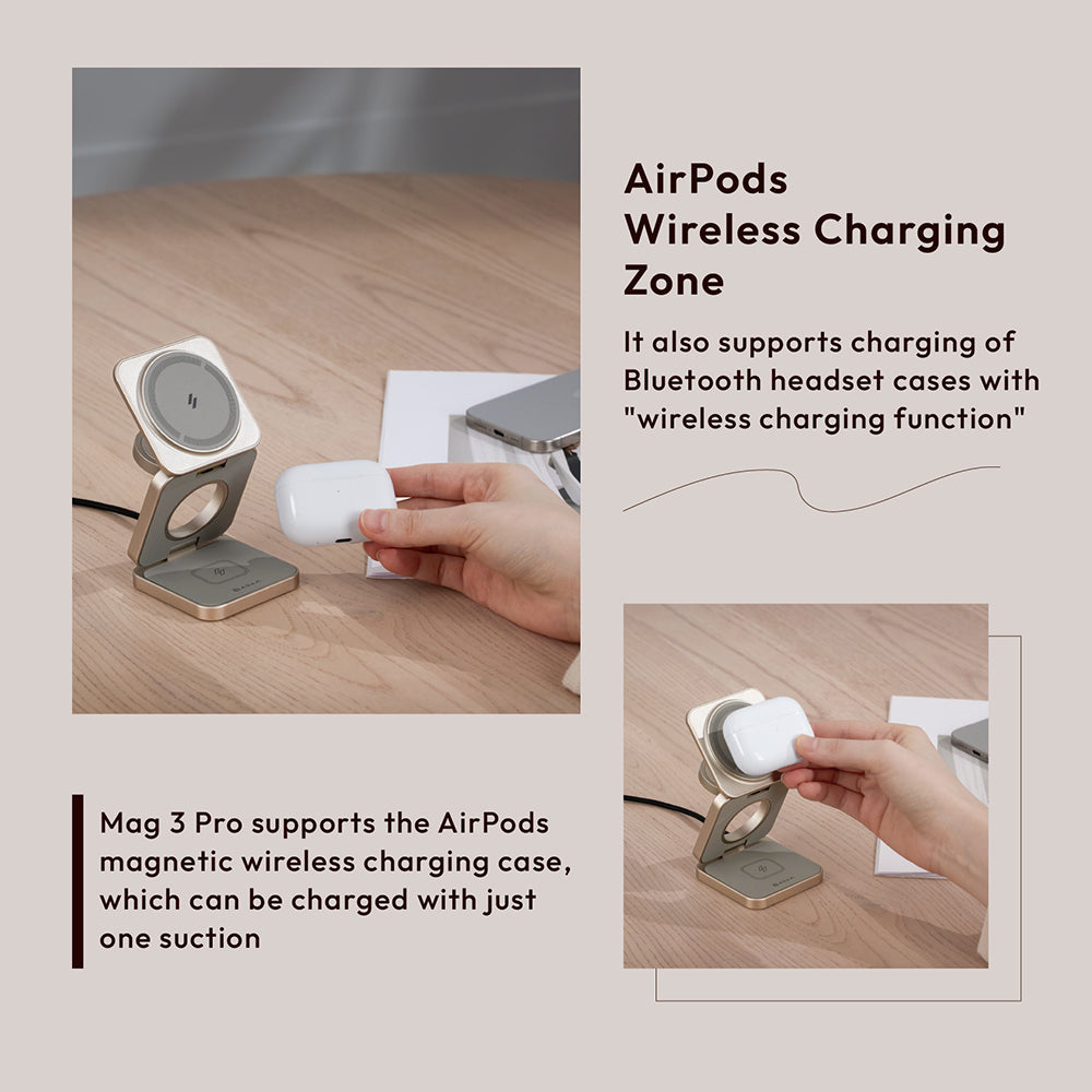 Mag 3 Pro Qi2 3-in-1 Foldable Travel Charging Station