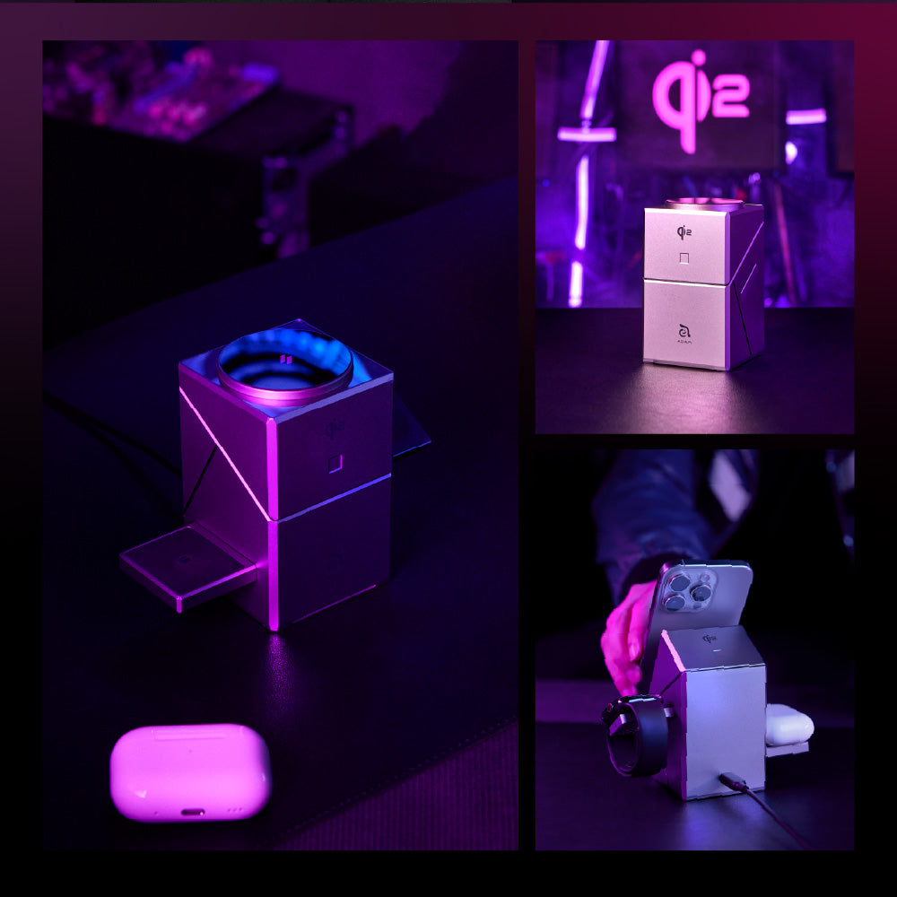 Mag Qube Qi2 3-in-1 Charging Station