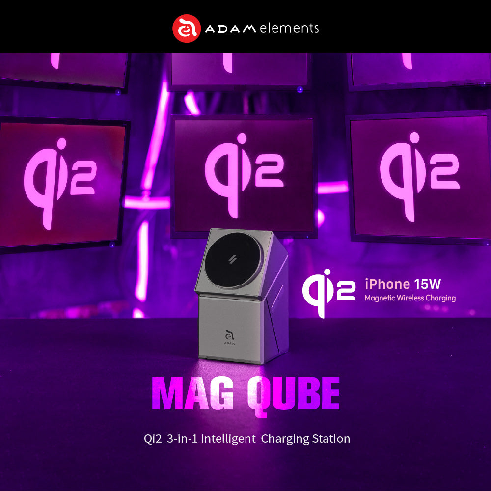 Mag Qube Qi2 3-in-1 Charging Station