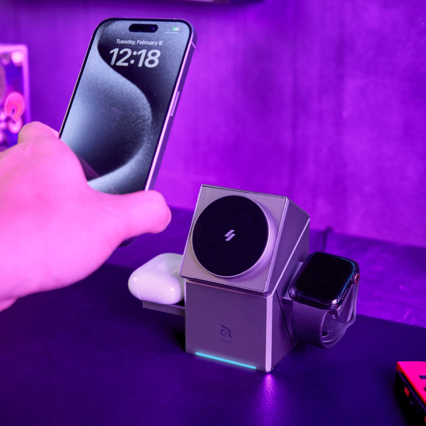 Mag Qube Qi2 3-in-1 Charging Station