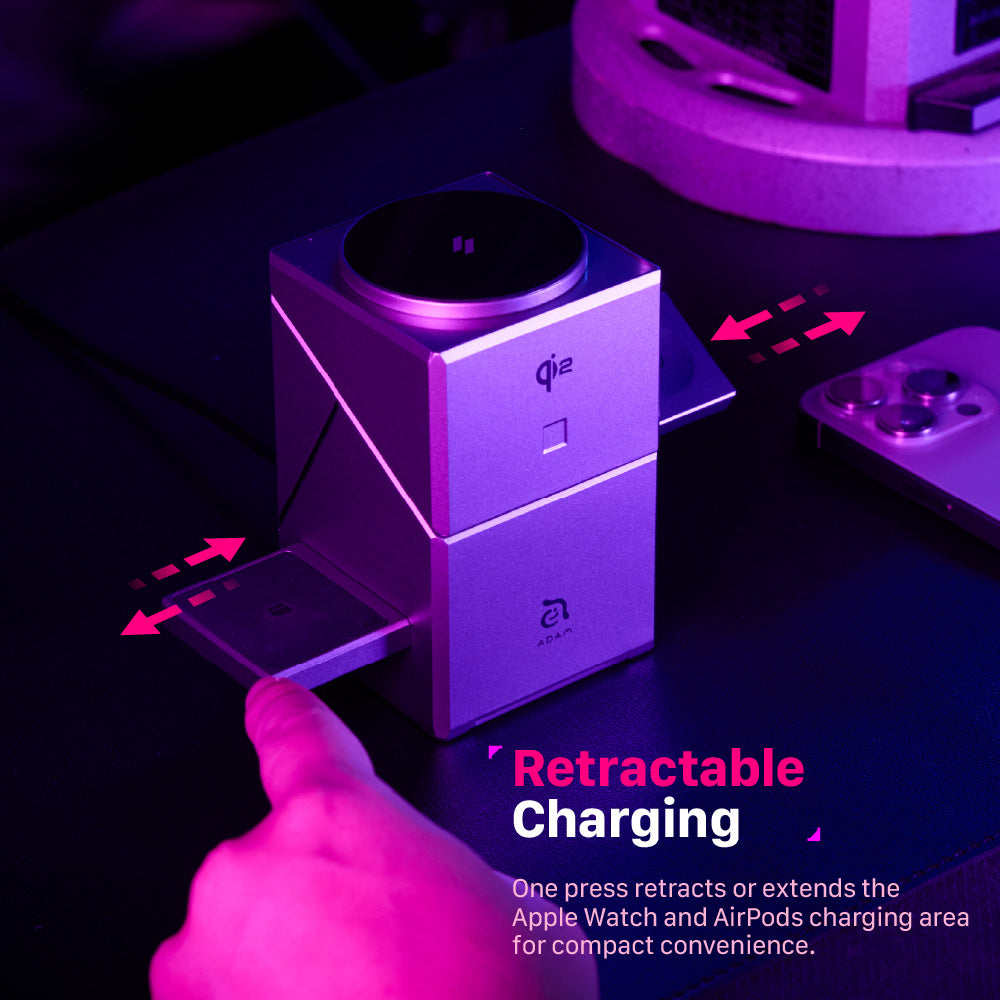 Mag Qube Qi2 3-in-1 Charging Station