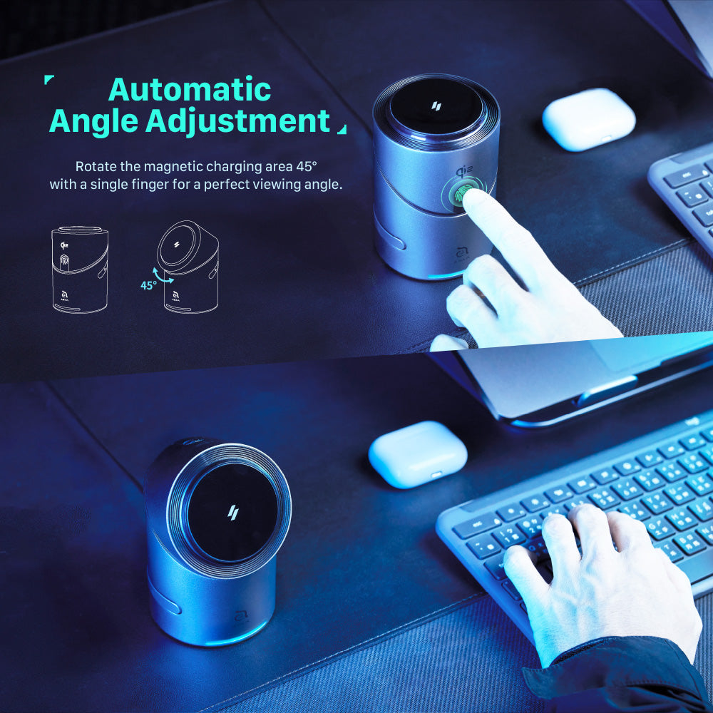 Mag Tube Qi2 3-in-1 Intelligent Charging Station