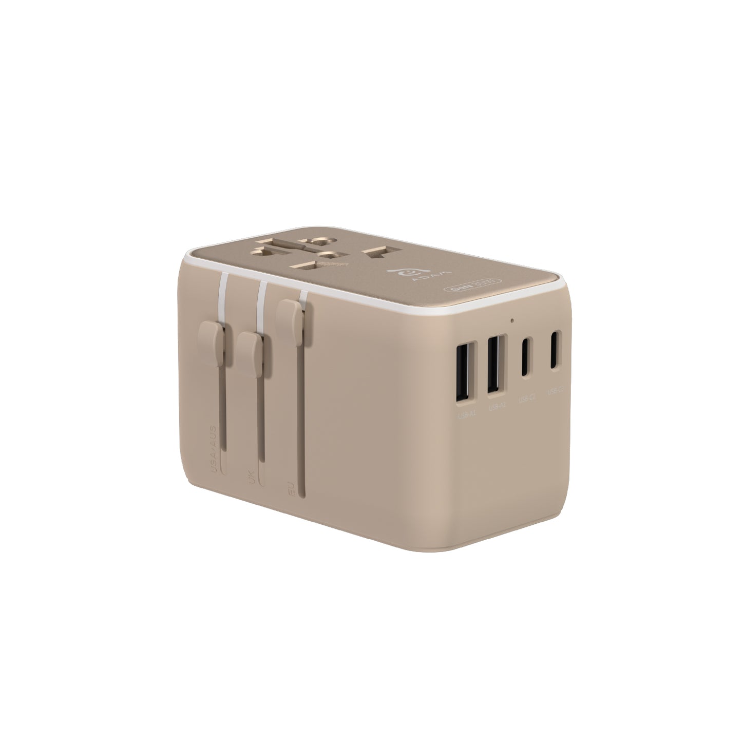 T35L Universal Travel Adapter with Built-In USB-C Cable | 35W