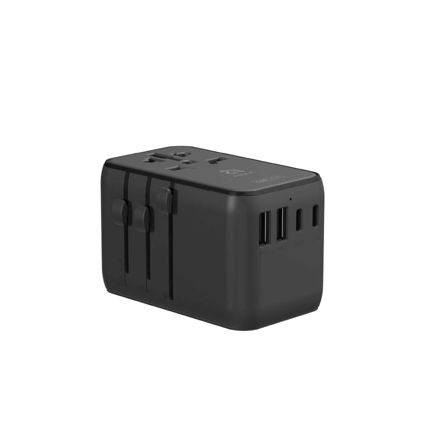 T35L Universal Travel Adapter with Built-In USB-C Cable | 35W