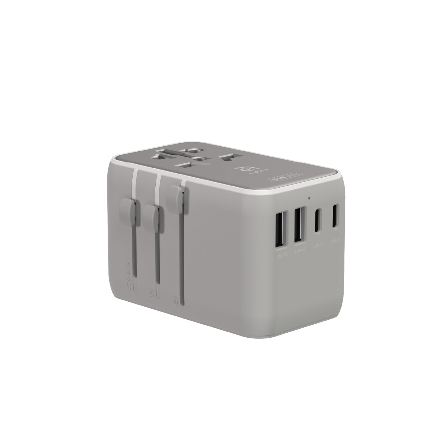T35L Universal Travel Adapter with Built-In USB-C Cable | 35W
