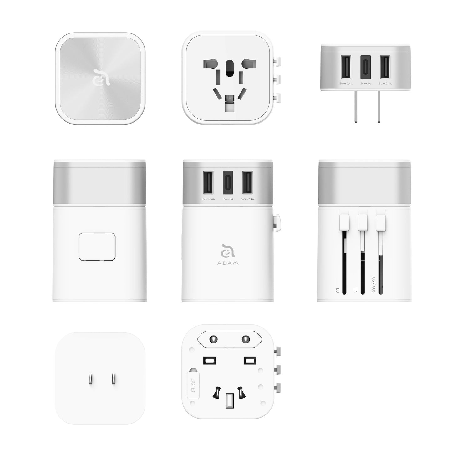 OMNIA T3 Travel Adapter