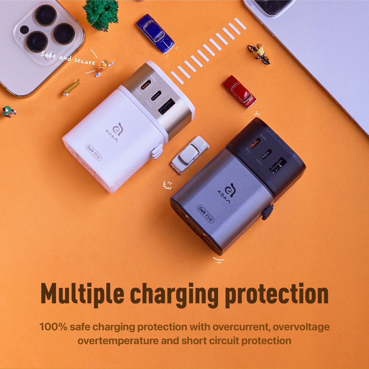 T45 Universal Travel Adapter Charger | 45W