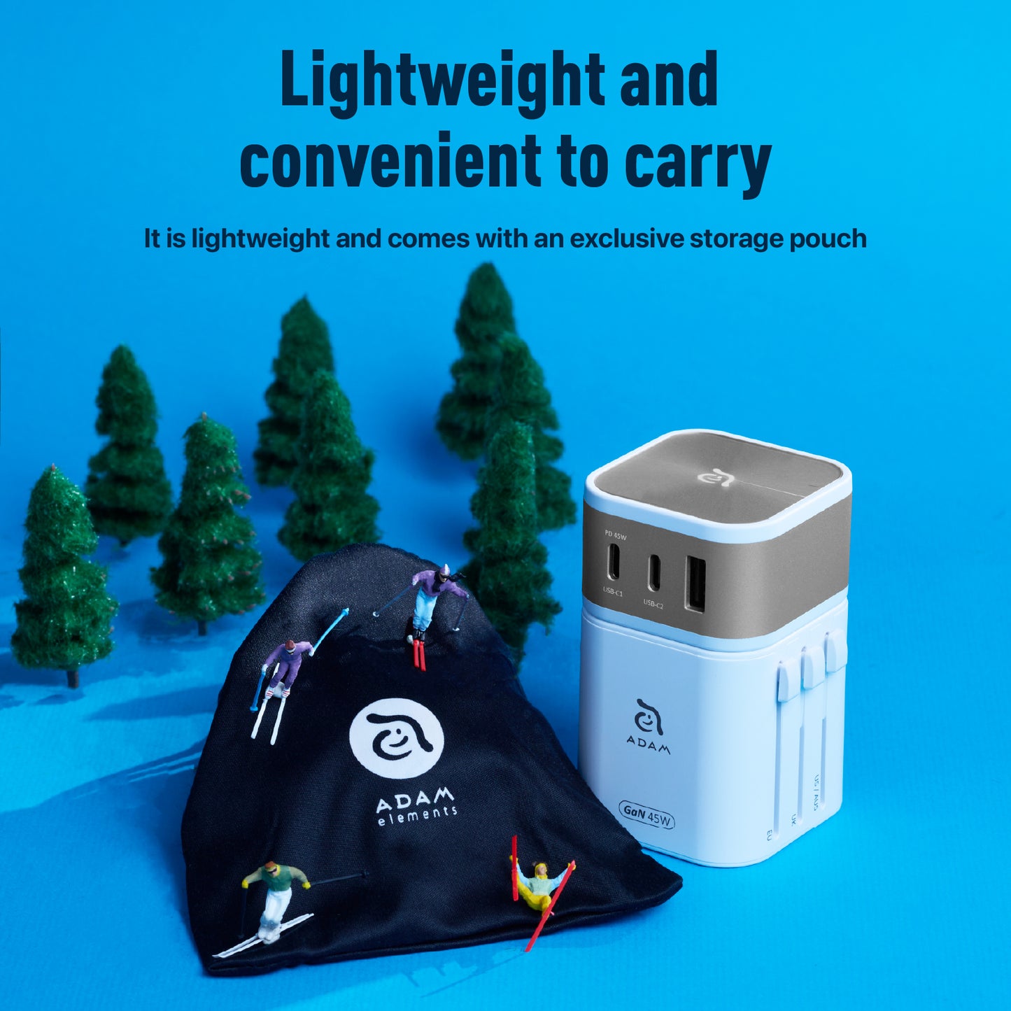 T45 Universal Travel Adapter Charger | 45W