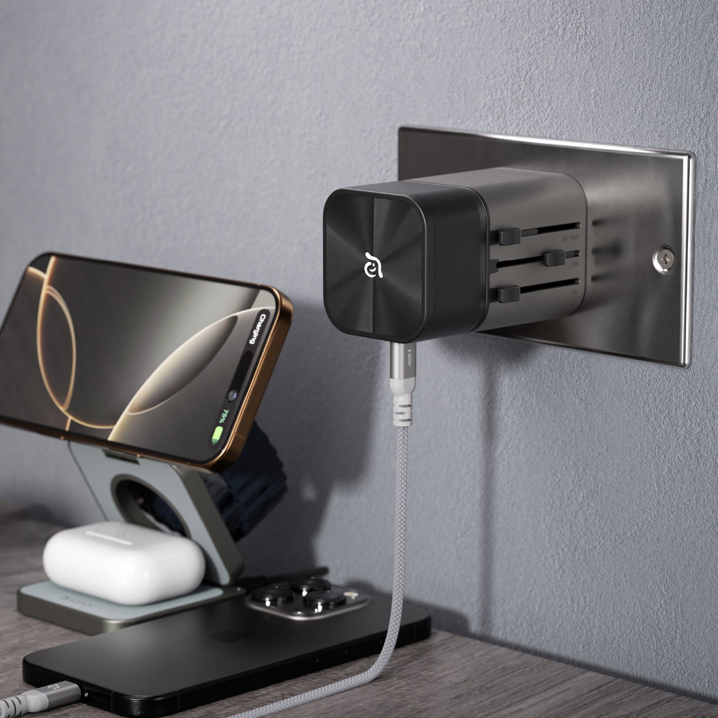 T45 Universal Travel Adapter Charger | 45W