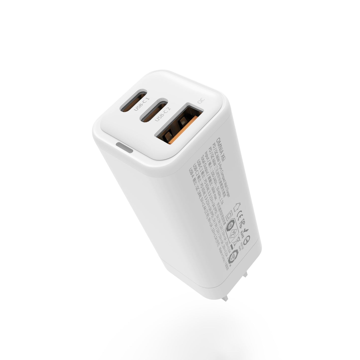OMNIA X6i PD 66W Compact Wall Charger