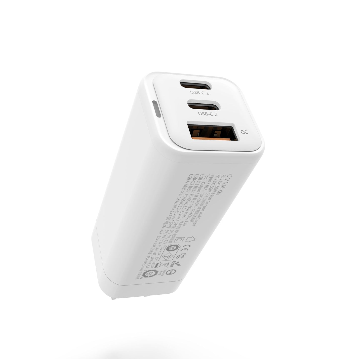 OMNIA X6i PD 66W Compact Wall Charger