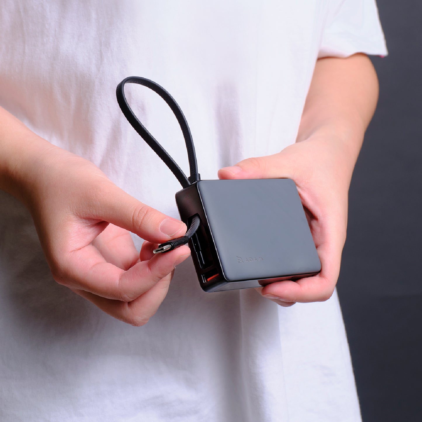 GRAVITY 30W Fast Charging Power Bank with Built-In Cable | 10000 mAh