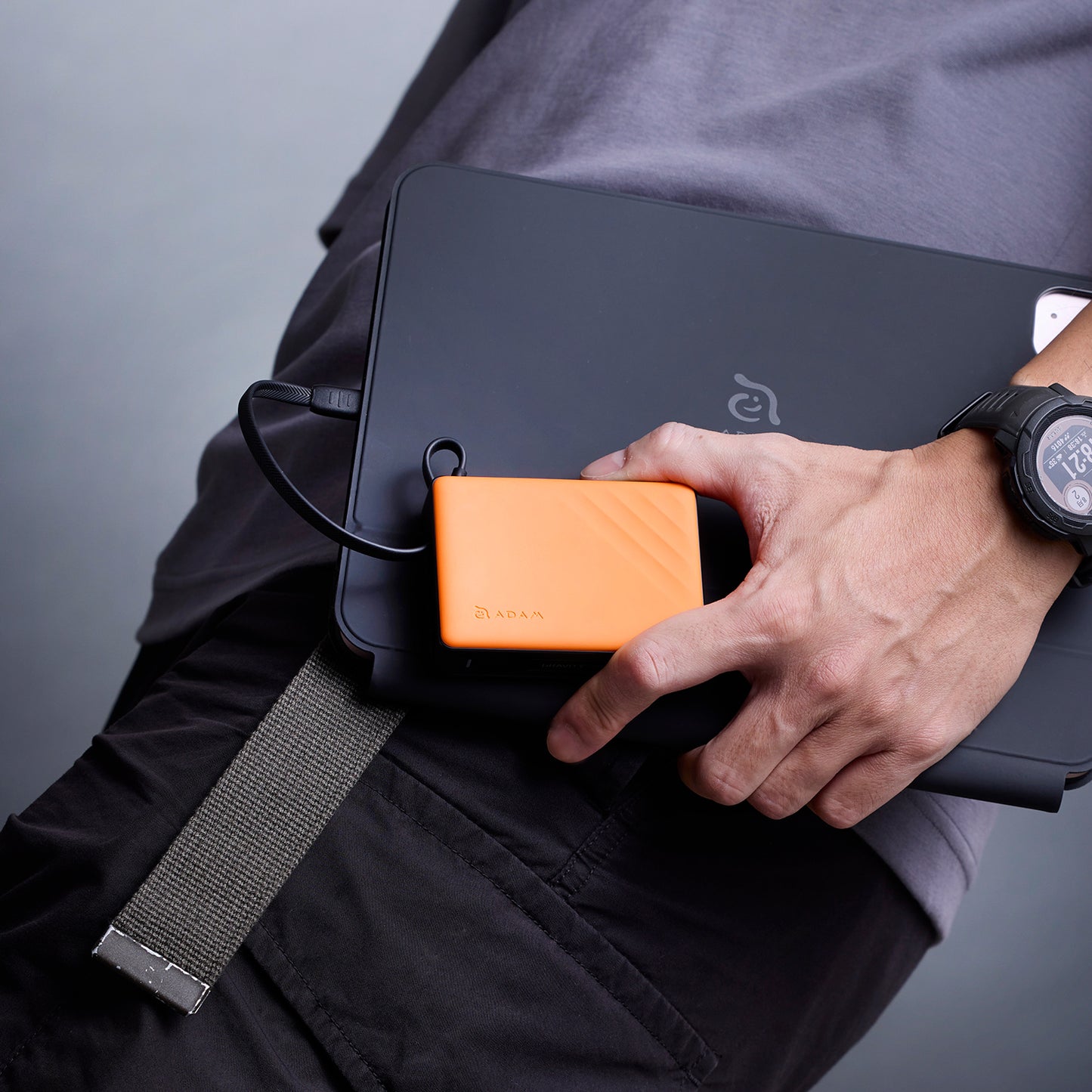 GRAVITY 30W Fast Charging Power Bank with Built-In Cable | 10000 mAh